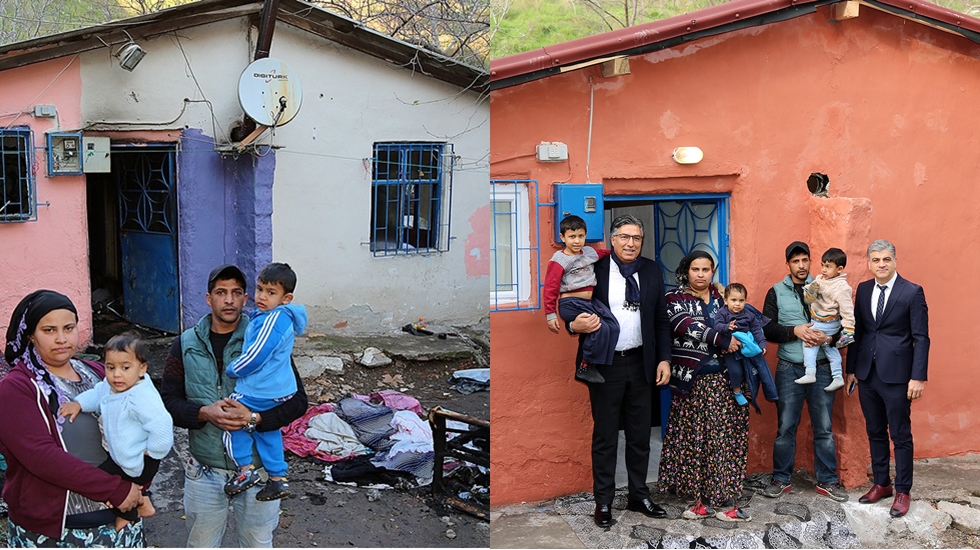 O ev baştan aşağı yenilendi