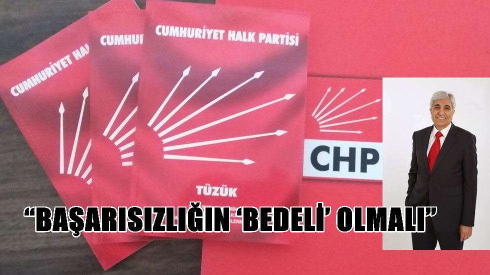 CHP’li Dursun Bulut’tan Tüzük önerisi: Başarısızlığın ‘bedeli’ olmalı