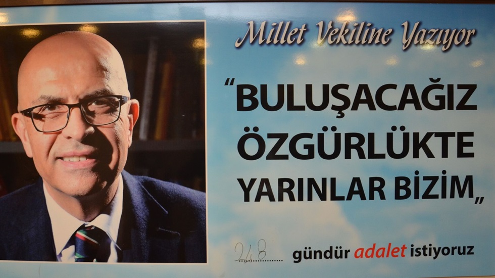 CHP’liler Enis Berberoğlu’na özgürlük için buluştular