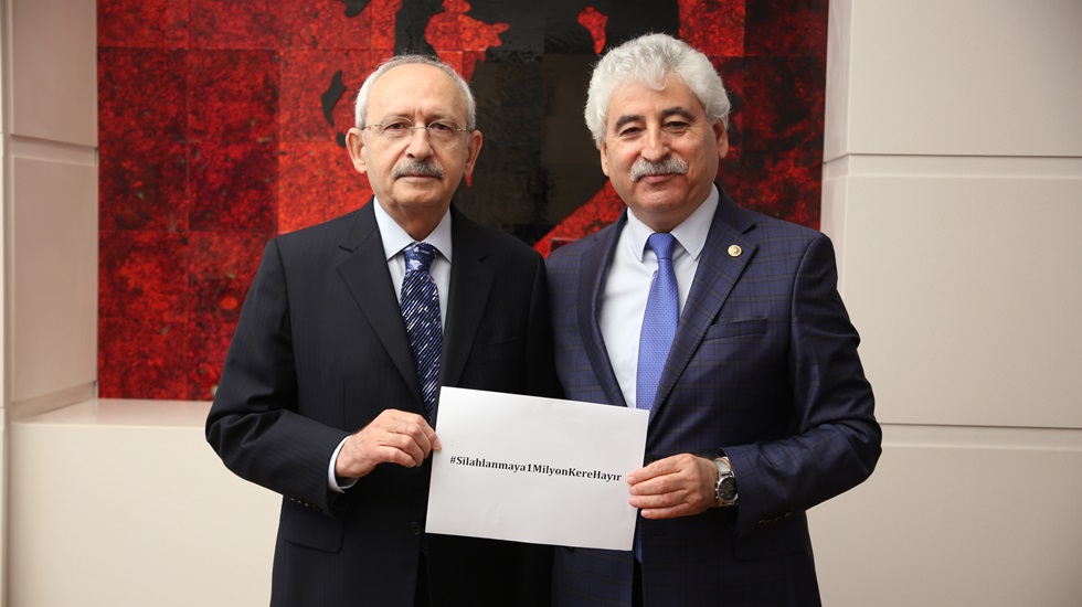 CHP Lideri Kılıçdaroğlu’ndan ‘Silahlanmaya Hayır’ kampanyasına videolu destek!