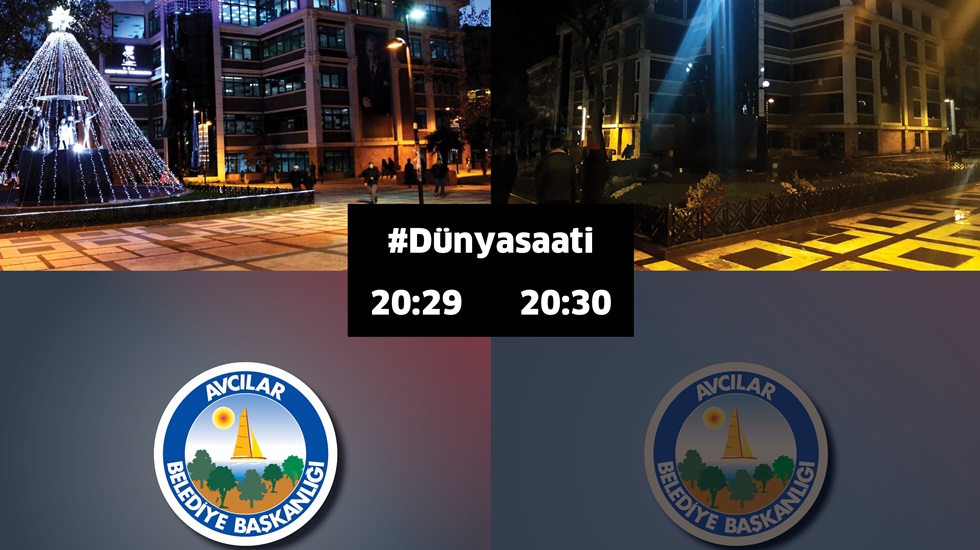 Avcılar’da ‘Dünya Saati’ kampanyasına destek