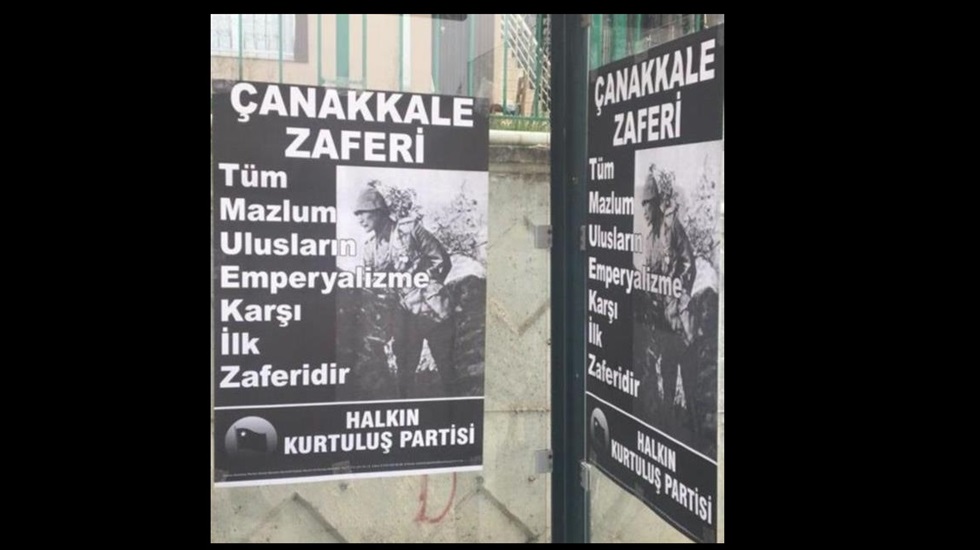 Başkent’te, Çanakkale Zaferi afişine ceza kesildi