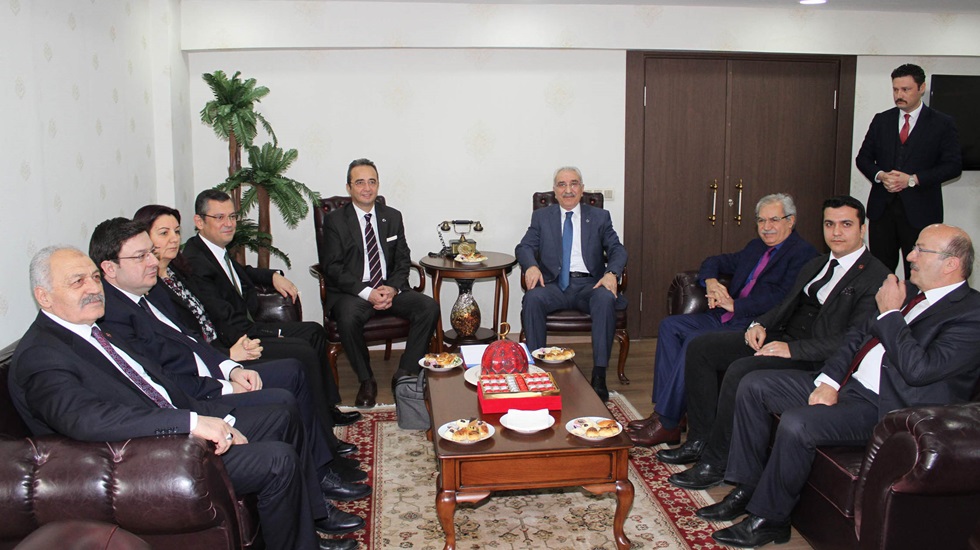 CHP’li ‘Secim Güvenliği Heyeti’nden BBP’ye ziyaret