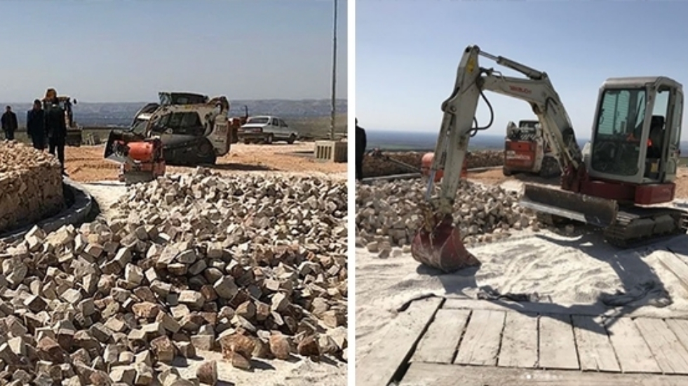 Dünyanın ilk tapınağı Göbeklitepe’ye beton döküldü!