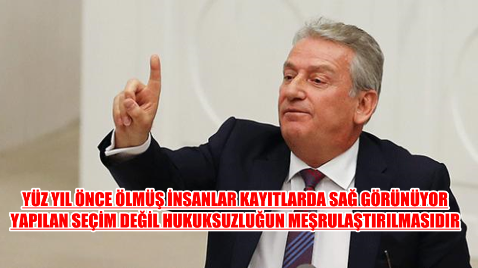 CHP’li Pekşen: Sahte seçimler boykot edilmelidir
