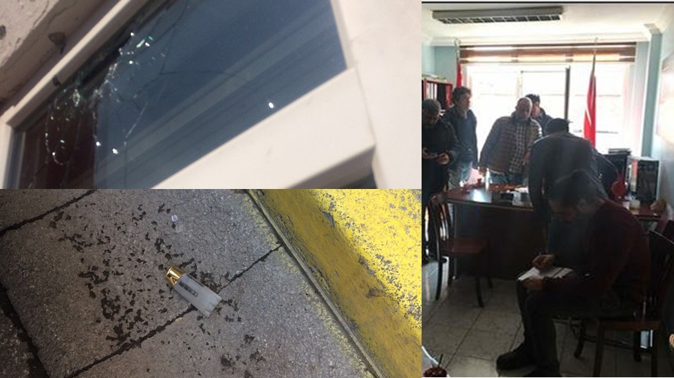 CHP İlçe Başkanlığına silahlı saldırı!