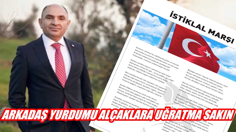 Tarhan: “Kocaeli Büyükşehir Belediyesinin etkinliğinde Milli marşımız tef eşliğinde söyleniyor”