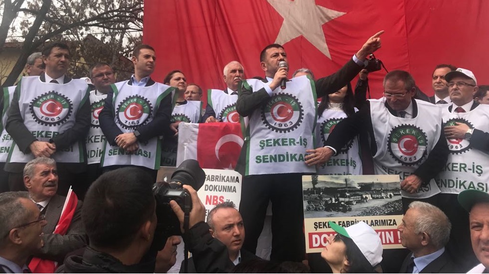 Ağbaba; “İşçilere şeker değil baldıran zehiri!”