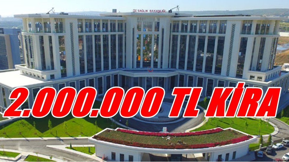 CHP’li Biçer; “Sağlık Bakanlığı’nın 1 aylık kirası 2 milyon”