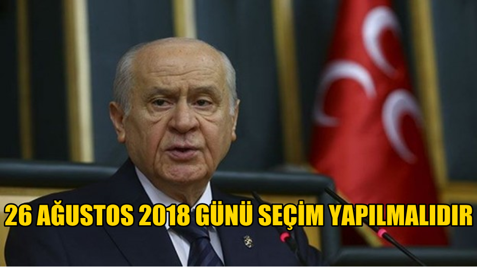 Devlet Bahçeli’den erken seçim tarihi: 3 Kasım’ı beklemeye gerek yok