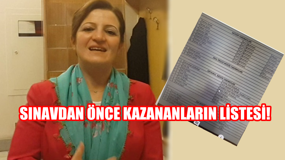 Basmacı: “Sınav olamadan, kazananlar belli oldu”