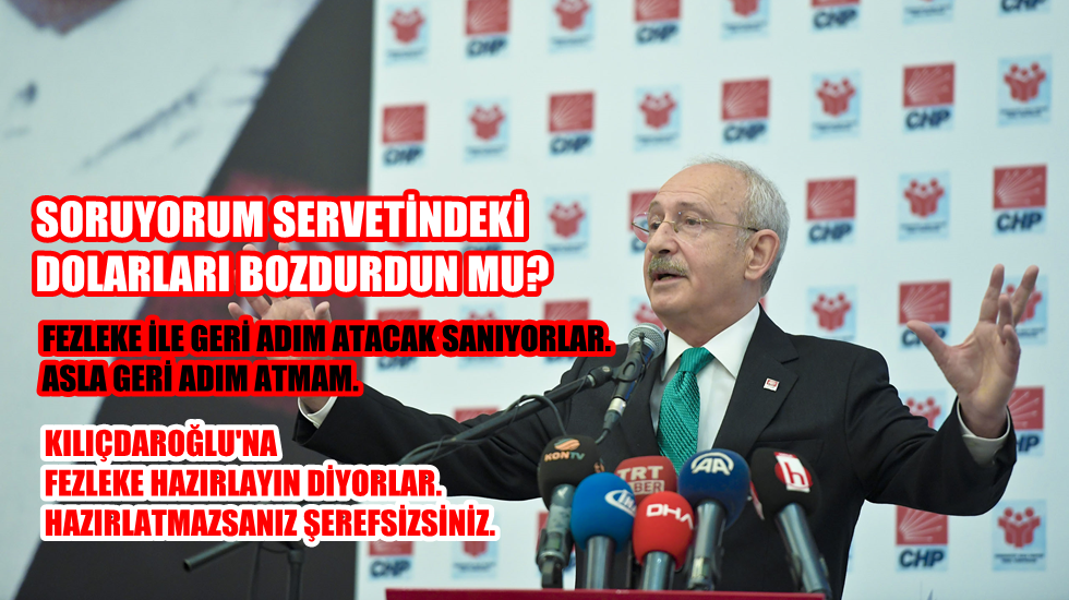 Kılıçdaroğlu: “Savcılara fezleke hazırlayın diyorlar…. Hazırlatmazsanız şerefsizsiniz”