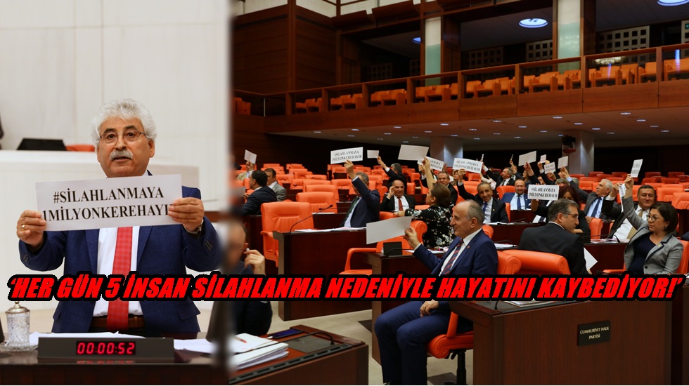 CHP’li vekillerden Silahlanmaya Hayır