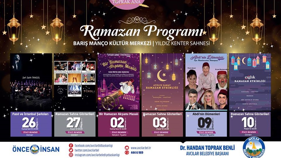 Ramazan etkinlikleri BMKM’de başladı