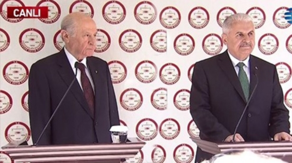 Devlet Bahçeli ve Binali Yıldırım, Erdoğan’ın adaylığı için YSK’ya başvurdu