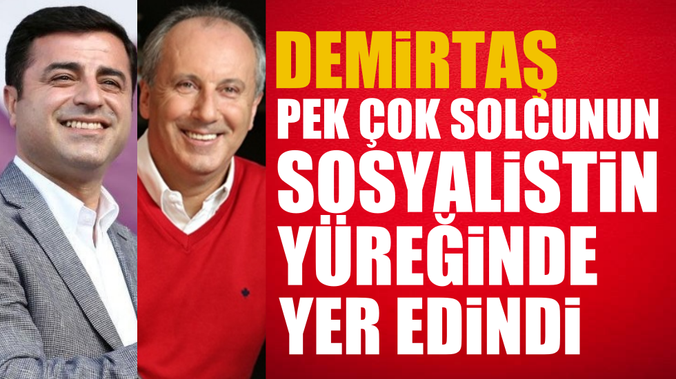 Dokunulmazlıkların kaldırılmasına ‘Hayır’ dedi, Demirtaş’ın yanında oldu: İşte ‘solcu’ Muharrem İnce