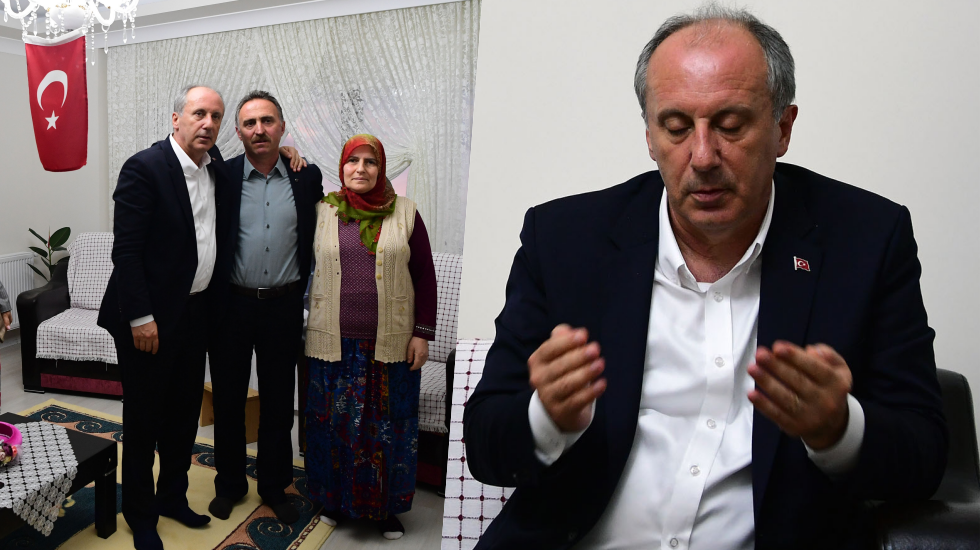 Muharrem İnce’den şehit ailesine taziye