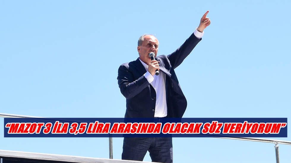 İnce: Sarayın ışıklarını kısacağım öğrencilere destek vereceğim