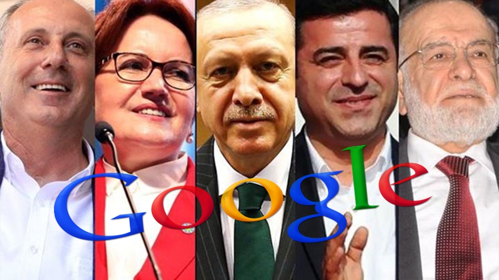 Cumhurbaşkanı adaylarının Google performansları… Kim daha önde?