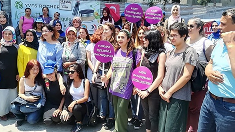 Sinemacı kadınlardan direnişçi işçilere destek: Kadın dayanışması güzelleştirir