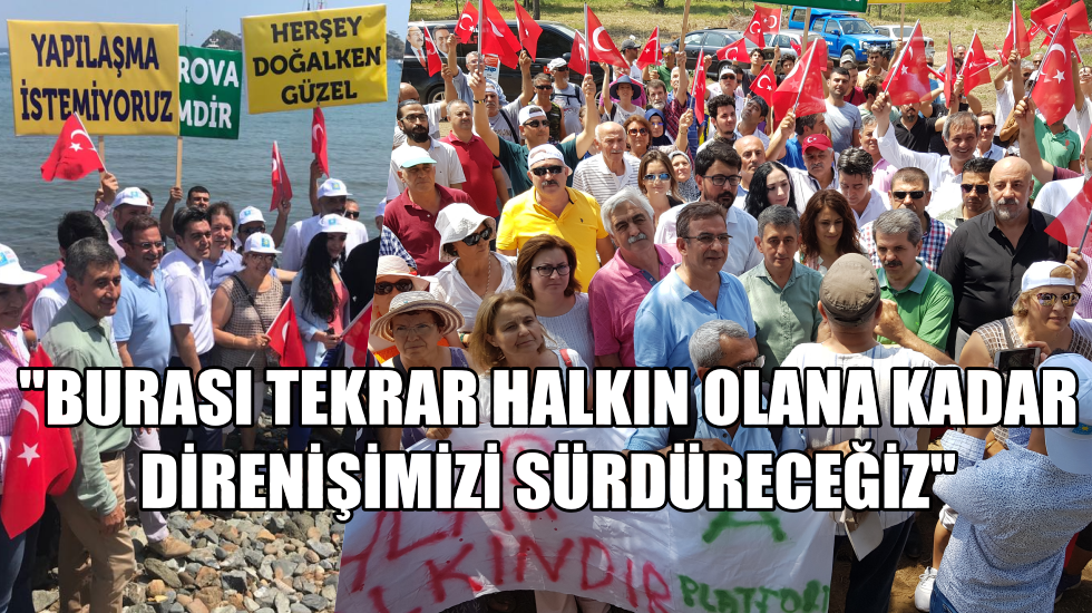 CHP Genel Başkan Yardımcısı Budak, ‘Tekirova Tabiat Parkı’nda yapılan ihaleyi protesto etti