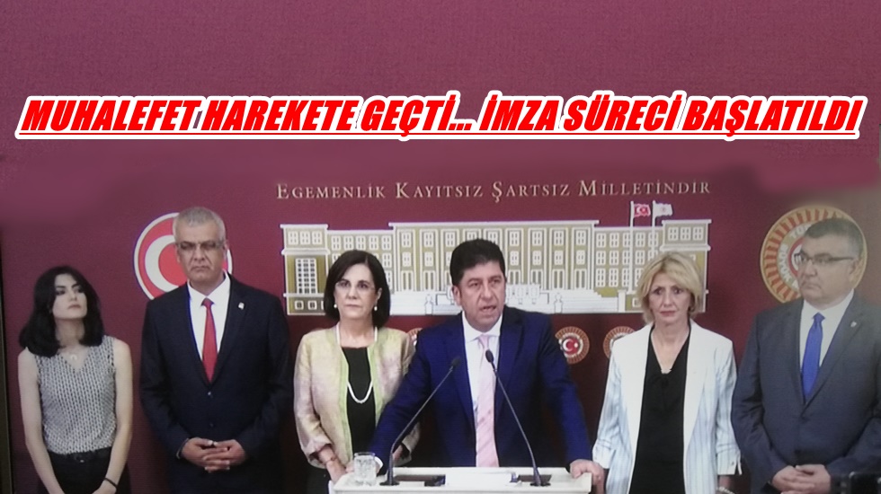 İmza süreci başladı…