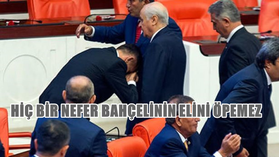 Bahçeli’nin elini öpen İyi Partili milletvekiline partisinden tepki