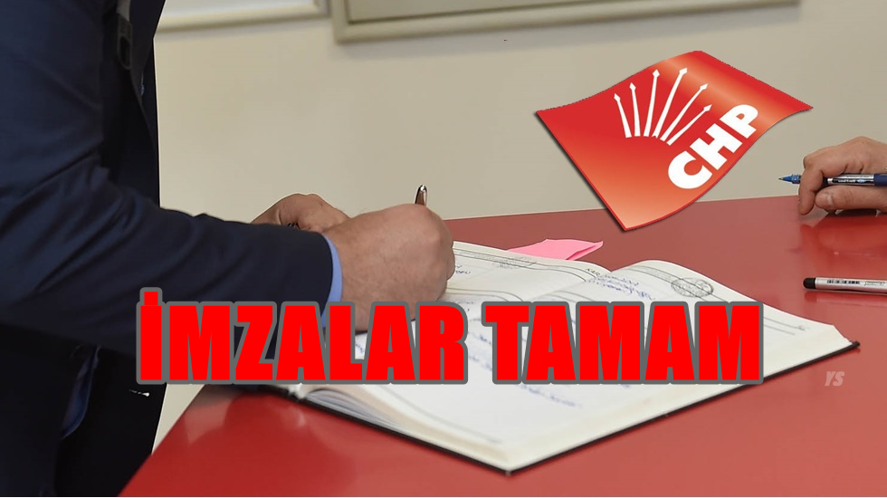 İmza’da yeterli sayıya ulaşıldı