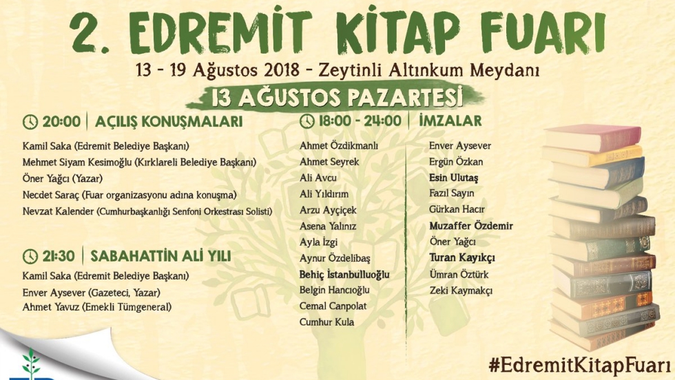 Edremit ‘Kitap Fuarı’ kitapseverlerle buluştu