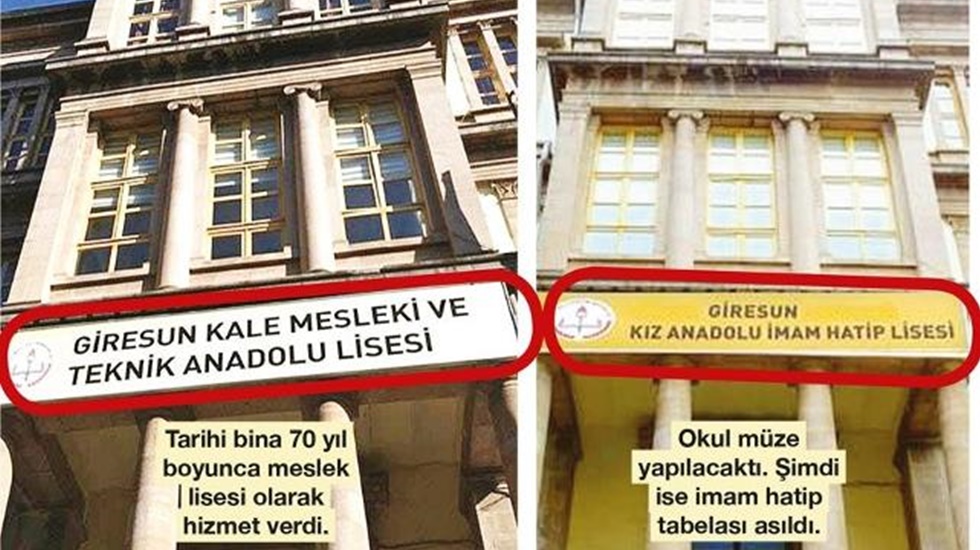 Tarihi liseyi kent müzesi olacak diye boşaltıp imam hatip yaptılar