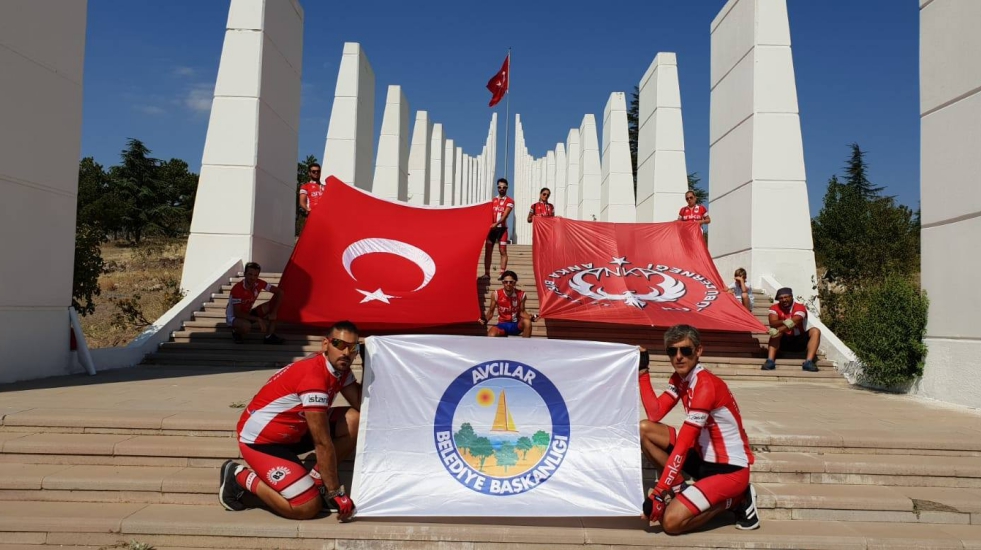 Avcılarlı Bisikletçiler; Ata’ya Saygı Turu’nda