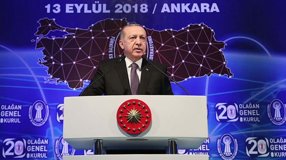 Erdoğan: “Bu kârlar ancak esrar, eroin tüccarlarında olur”