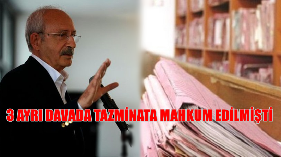 Kılıçdaroğlu İstanbul 3. İcra Dairesi’ne ‘909 bin 353 lira’ yatırdı