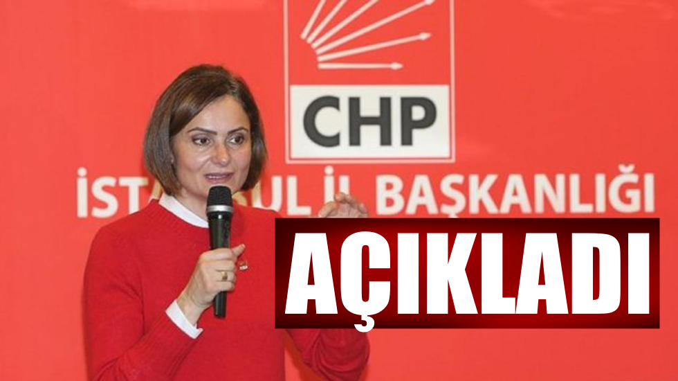 İşte Canan Kaftancıoğlu’nun sesinden CHP’nin İstanbul adayı