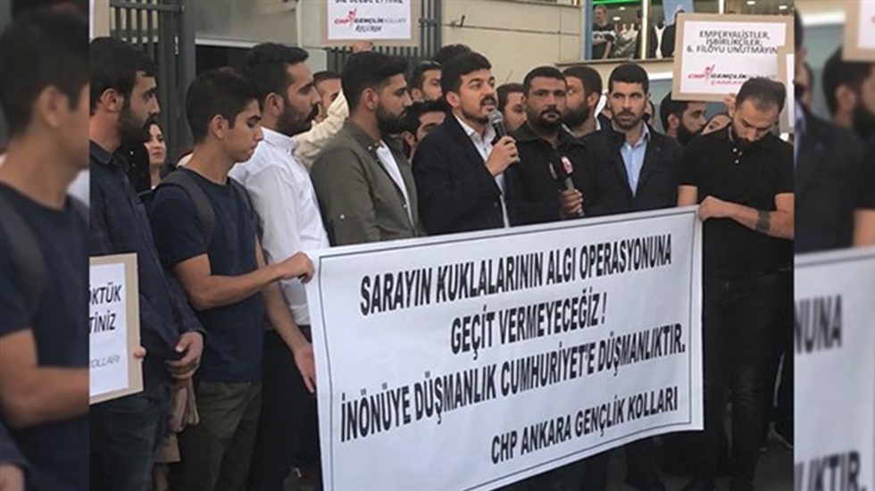 CHP’li Gençlerden Hürriyet’in İnönü manşetine tepki