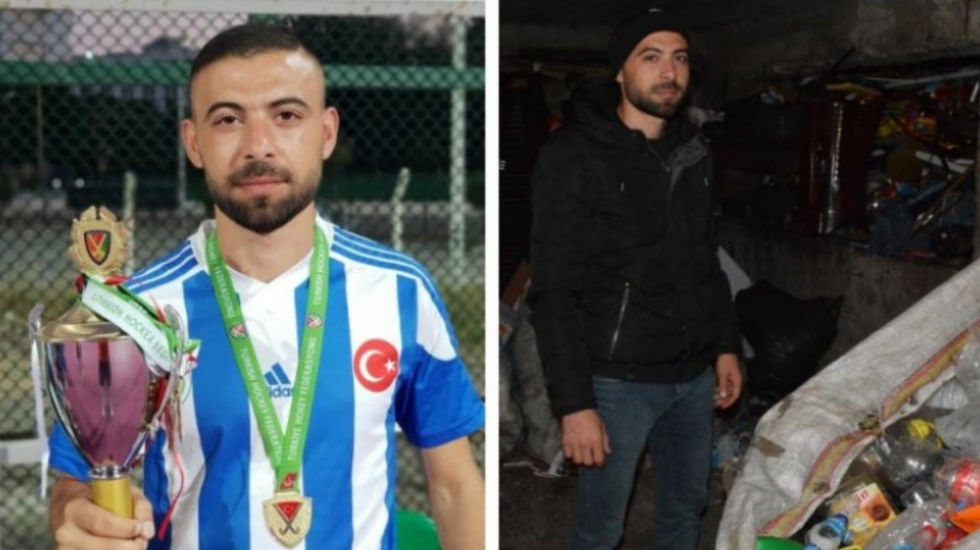 Milli hokeyci çöp topluyor: Emeğimizi sömürdüler!