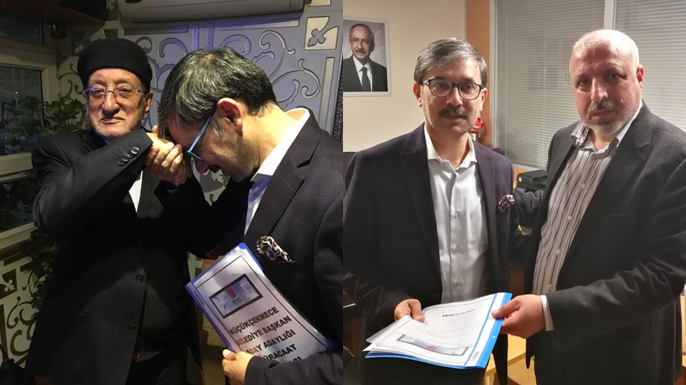 Oruç Oymak Küçükçekmece Belediye Başkanlığı için aday başvurusunu yaptı