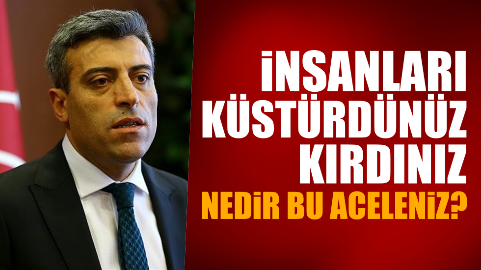 Öztürk Yılmaz’dan adayların başvuru tarihi dolmadan açıklanması tepki: Ben yaptım oldu anlayışı!