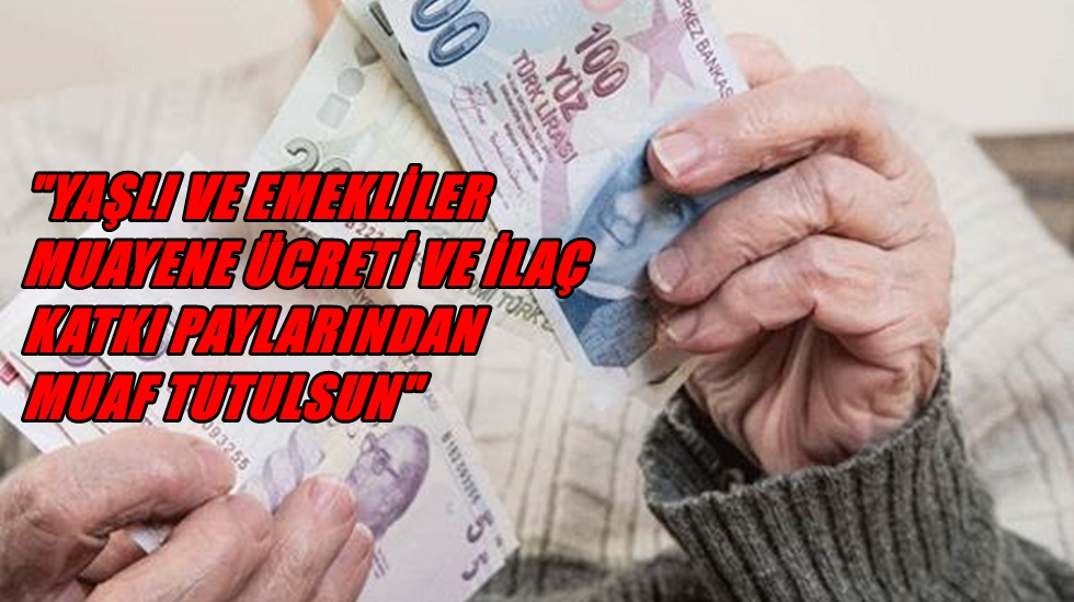 CHP’li Tanal’dan emekli ve yaşlıları sevindirecek teklif…