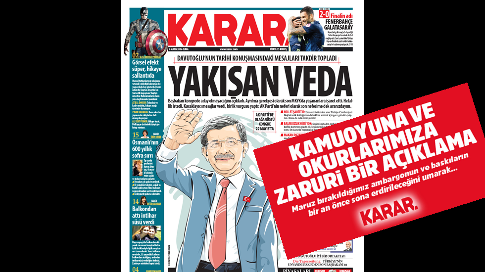 Davutoğlu’na yakın AKP’deki ‘muhalif’ isimlerin gazetesi isyan etti