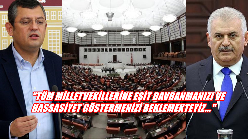 Özgür Özel’den Binali Yıldırım’a: “TBMM Başkanı olarak tarafsızlığınıza da halel getiren…”