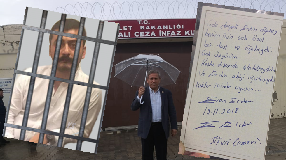 Cenazeye katılamayan Eren erdem’den mesaj var