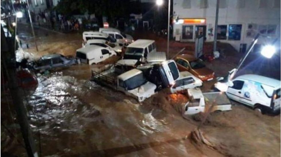 Bodrum'da sel can aldı
