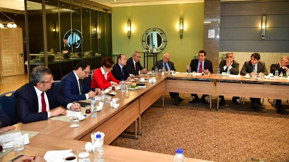 CHP İBB Başkan Adayı İmamoğlu, CHP yönetimiyle bir araya geldi
