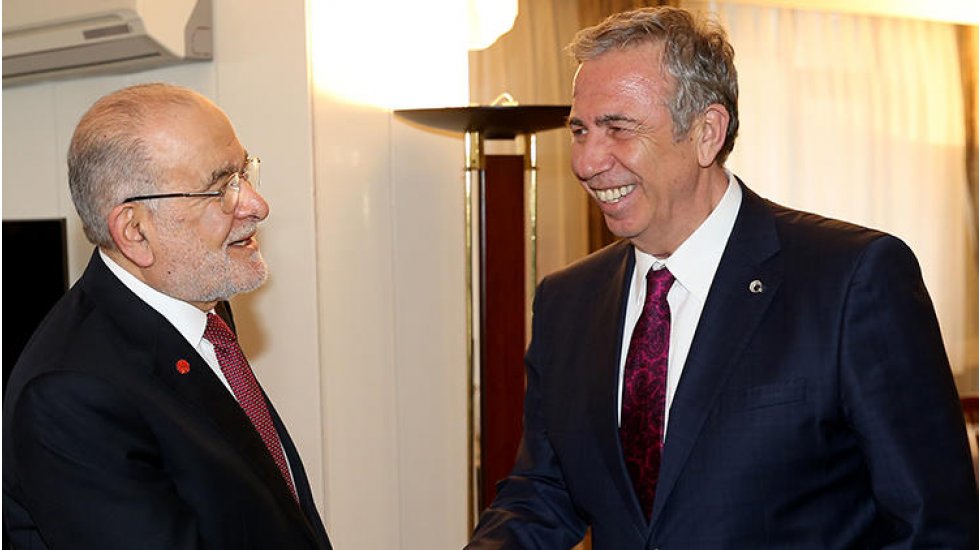 Mansur Yavaş ve Temel Karamollaoğlu bir araya geldi