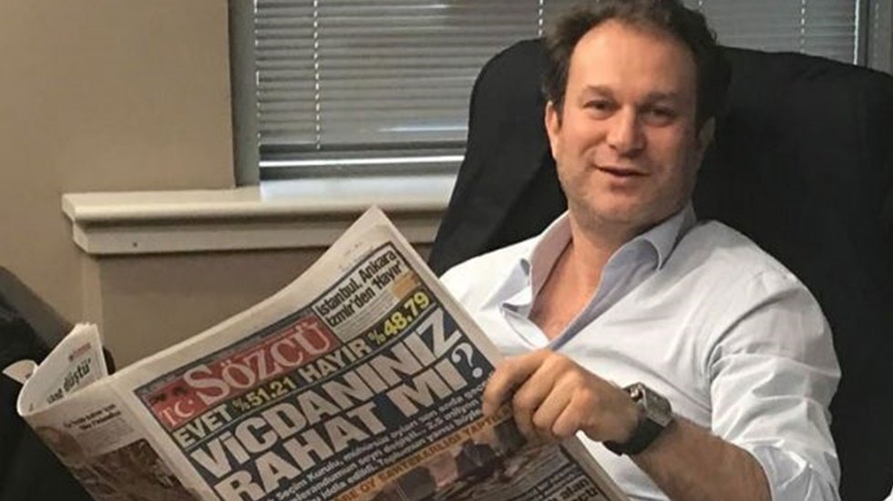 Sözcü gazetesinin sahibi Burak Akbay için kırmızı bülten...