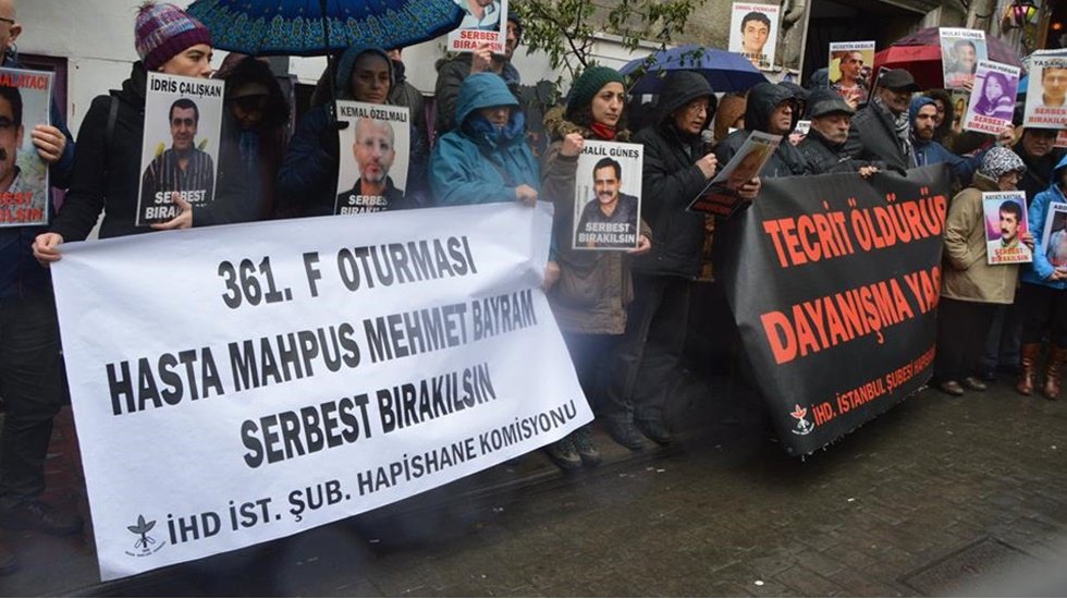 361. oturma eyleminde, 71 yaşındaki hasta mahpusun bırakılması talep edildi