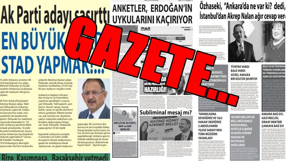 Ankara'nın Metro, otobüs, dolmuş duraklarında esrarengiz gazete
