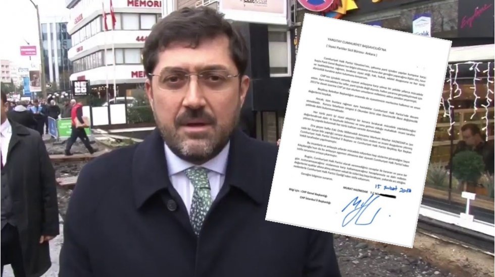 Başkanlığı sırasında görevden alınan Murat Hazinedar CHP'den istifa etti