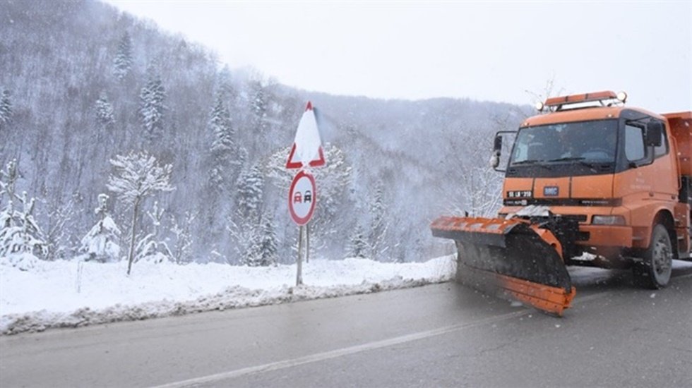 Beklenen kar Trakya'dan girdi